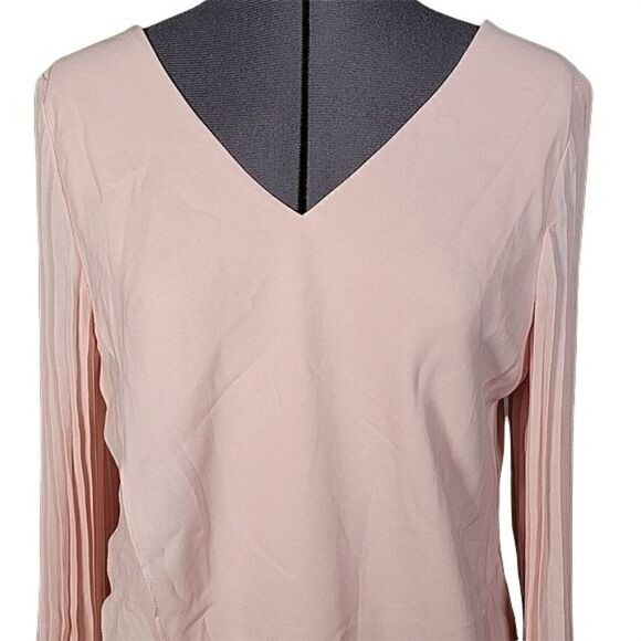 NWOT Laurie Felt Reversible Pleated Sleeve Blouse Sz XS - Picture 5 of 14